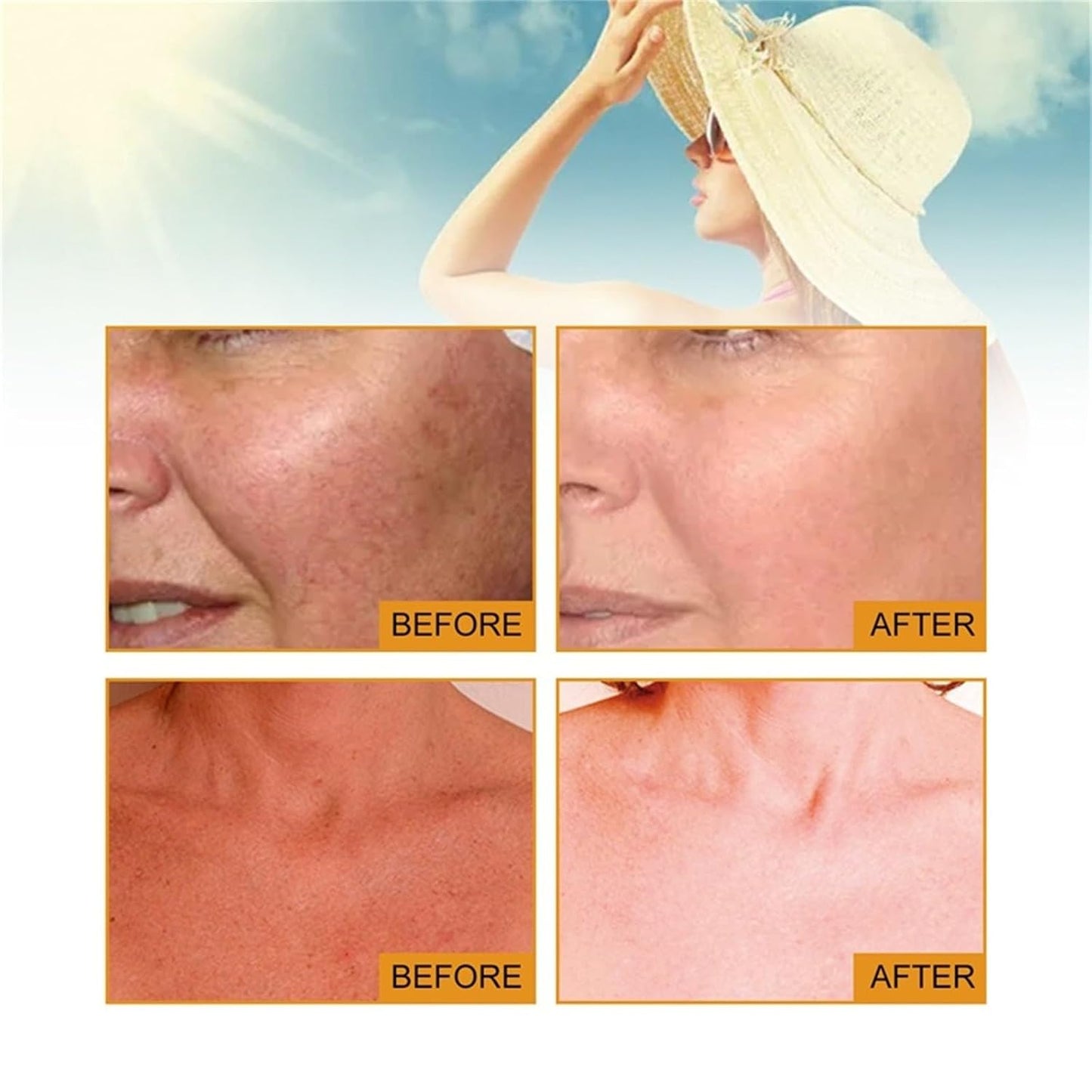 🔥LAST DAY 49% OFF -🌞SPF 50 PA+++ moisturizing and nourishing sunscreen, no whitening