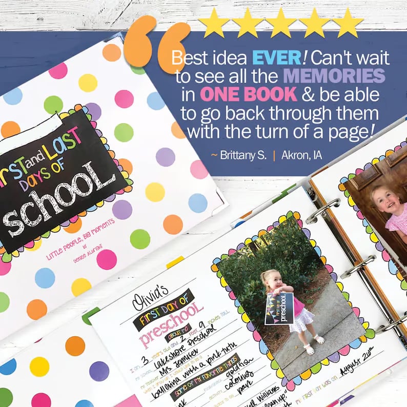 🎉🎈Children's Day Special: 📚Easiest School Days Memory Album