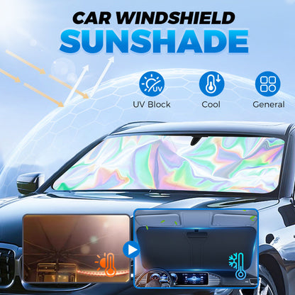 🌈 Laser Car Windshield Sunshade