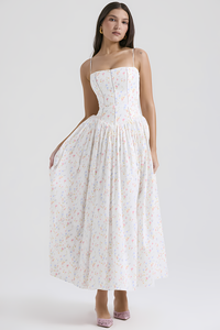 White Floral Prints