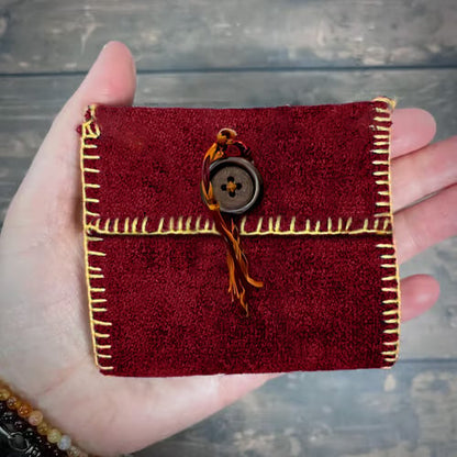Pocket Shrine with Silver Cross Included Inside