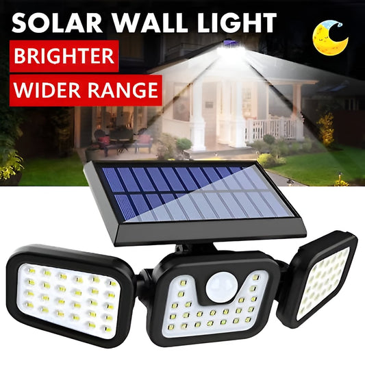 Wide-Angle Solar Motion Sensor Light