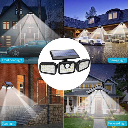 Wide-Angle Solar Motion Sensor Light