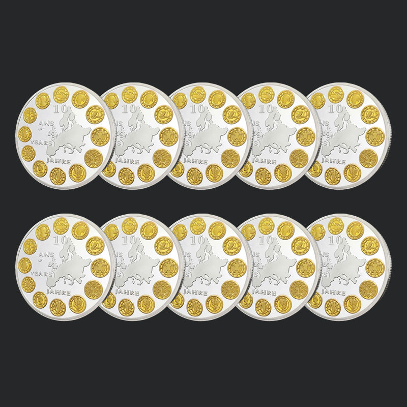 EU 10th Anniversary Commemorative Coin