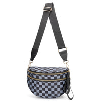 Black and Gray Check