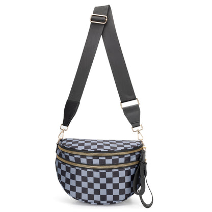 Checkered Bum Bag Crossbody