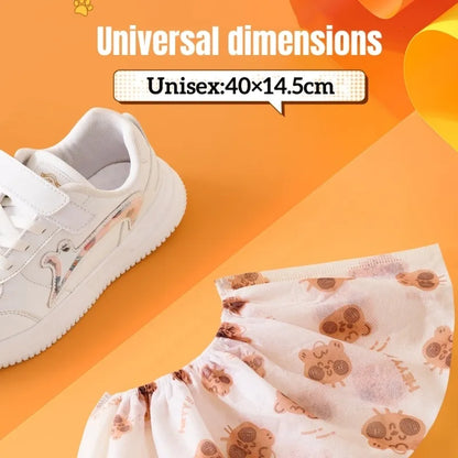 Disposable Printed Cartoon Shoe Cover 50PCS