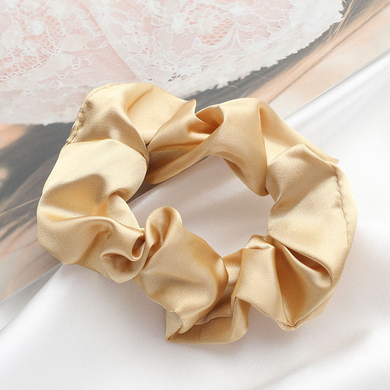 Silk Feeling Scrunchies Hairbands Hair Ties