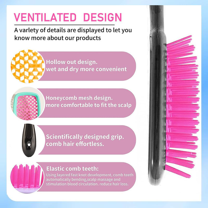 Hollow Out Tangled Hair Comb