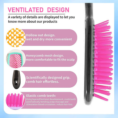 Hollow Out Tangled Hair Comb