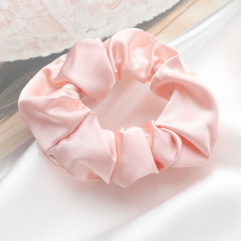 Silk Feeling Scrunchies Hairbands Hair Ties