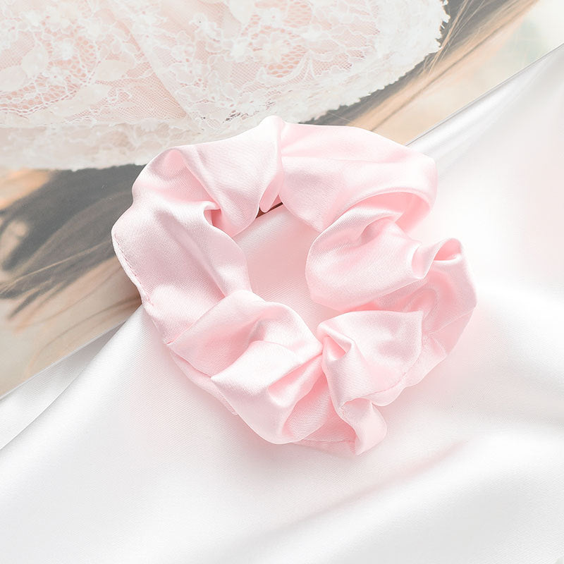 Silk Feeling Scrunchies Hairbands Hair Ties