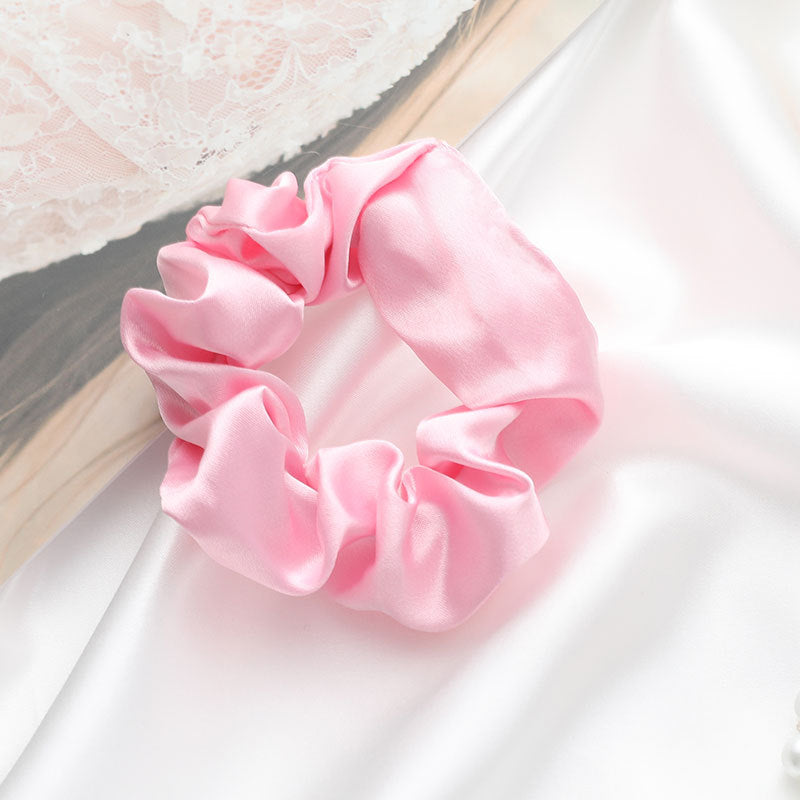 Silk Feeling Scrunchies Hairbands Hair Ties