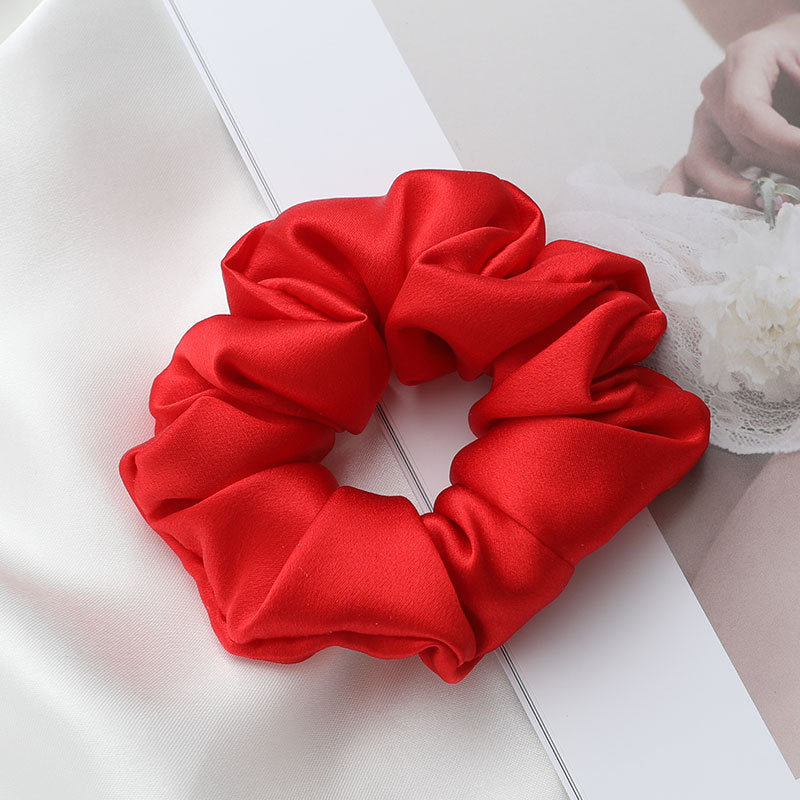Silk Feeling Scrunchies Hairbands Hair Ties