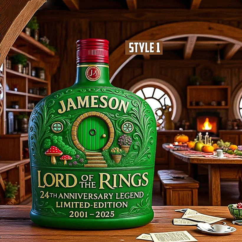 Lord Of The Rings 24th Jameson Whiskey Bottle