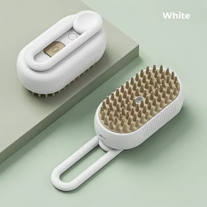 🔥🐶🐱 Cat Steam Brush–Self-Cleaning Pet Grooming Brush 🌟 with Gentle Massage & Hair Removal for Cats & Small Dogs😻
