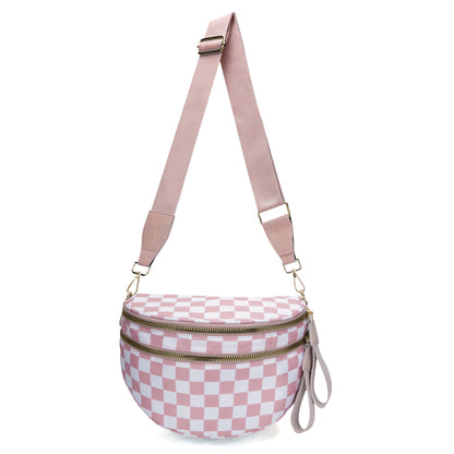 Checkered Bum Bag Crossbody
