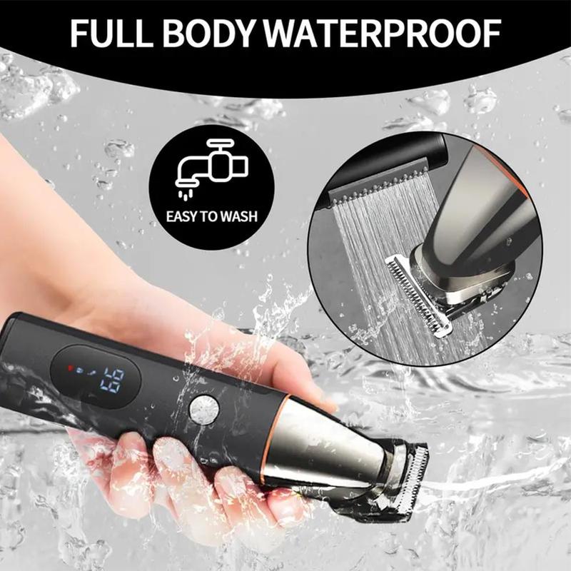 🔥💥 Full Body Trimmer 🎁✨ Electric Razor Waterproof Beard Trimming Kit with Mustache Nose Ear Body Facial 🎁
