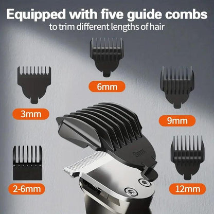 🔥💥 Full Body Trimmer 🎁✨ Electric Razor Waterproof Beard Trimming Kit with Mustache Nose Ear Body Facial 🎁