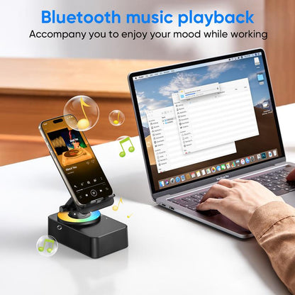 3-in-1 BLUETOOTH AND AUDIO PHONE STAND