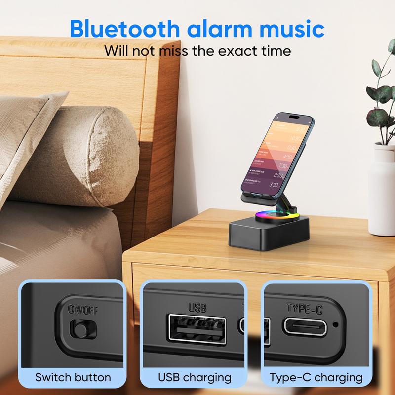 3-in-1 BLUETOOTH AND AUDIO PHONE STAND