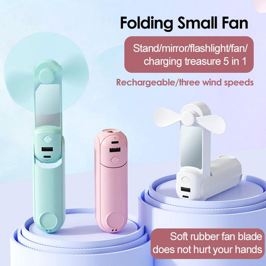 🌞👒Summer Must-Have ✨USB Charging Small Pocket Fan🌊