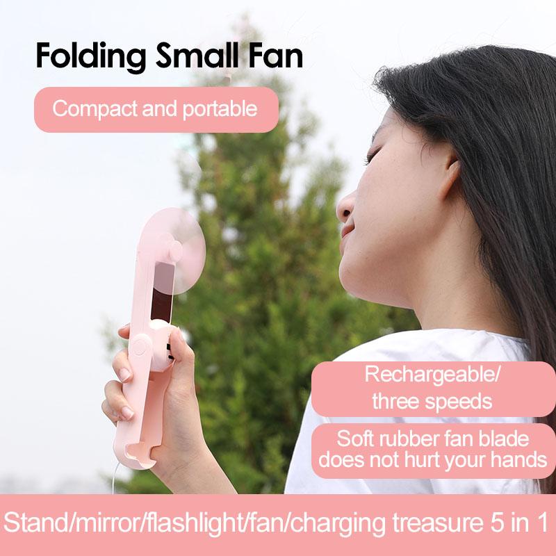 🌞👒Summer Must-Have ✨USB Charging Small Pocket Fan🌊