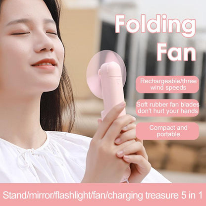 🌞👒Summer Must-Have ✨USB Charging Small Pocket Fan🌊
