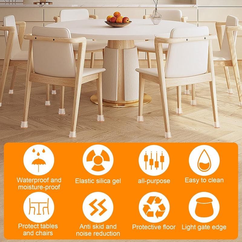 Chair Leg Floor Protectors 16 PCS