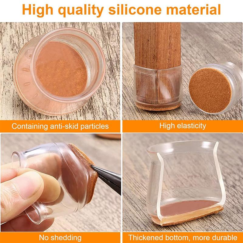 Chair Leg Floor Protectors 16 PCS