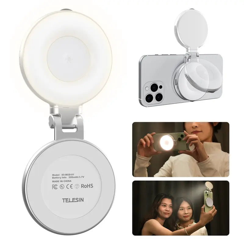 Foldable Magnetic Beauty Light for Phones