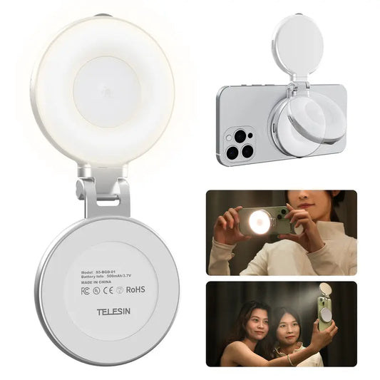 Foldable Magnetic Beauty Light for Phones