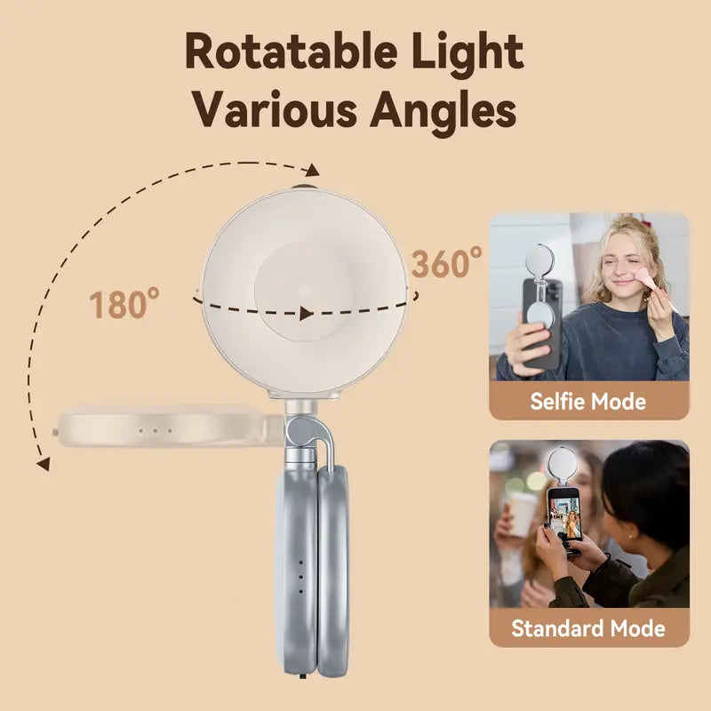 Foldable Magnetic Beauty Light for Phones