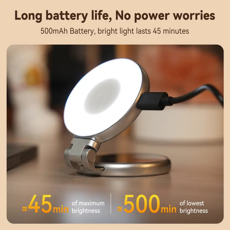 Foldable Magnetic Beauty Light for Phones