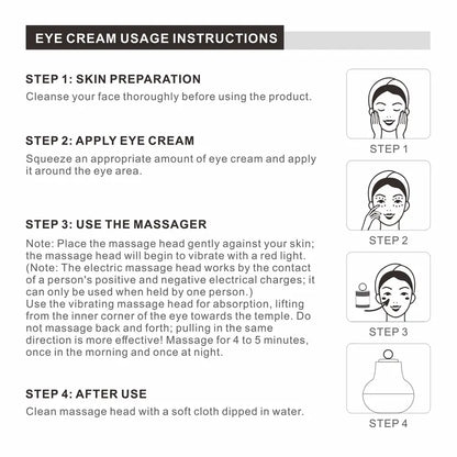 🔥✨Electric Massage Eye Cream💥❤️Firm and Smooth of Fine Lines, Eye Treatment and Care, Caffeine Revive Eye Cream,  Skincare ✨ 💧