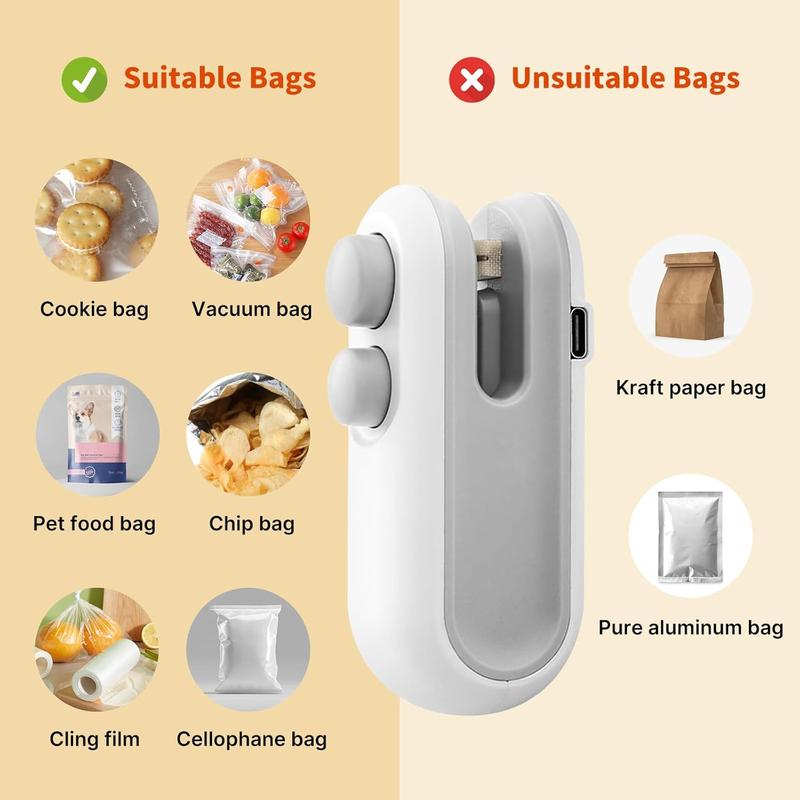 Easy Sealing Bagsealers Mini Bag Sealer