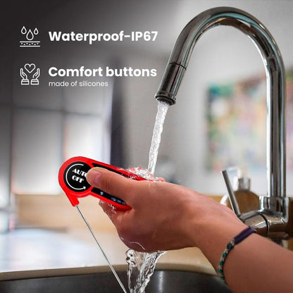 ⏰Final 3-hour Preferential Deal✨Meat Thermometer - Digital Instant Read, Waterproof for Cooking & Baking
