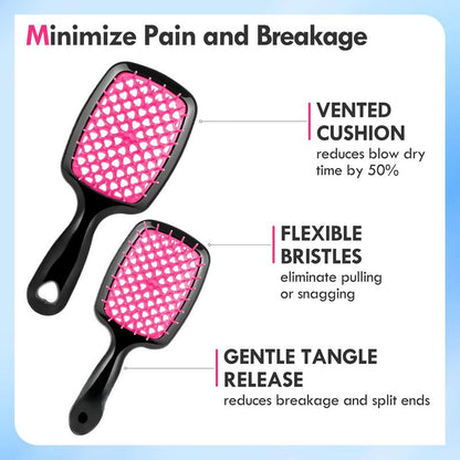 Hollow Out Tangled Hair Comb