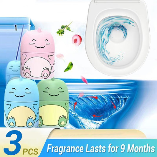 ✨🦖 Cute Dinosaur-Shaped Toilet Bowl Cleaner Bottle 🤩