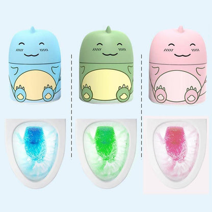 ✨🦖 Cute Dinosaur-Shaped Toilet Bowl Cleaner Bottle 🤩