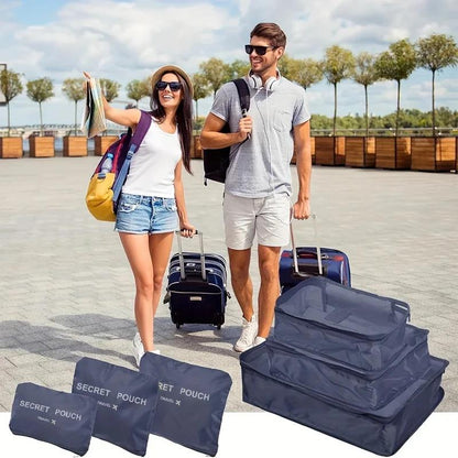 6 Piece Travel Luggage Storage Bag Set