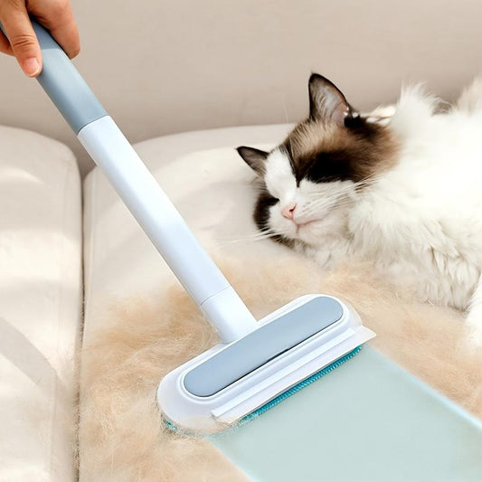 ✨🐾 Reusable Pet Hair Remover Brush – 4-in-1 Lint Cleaner for Dog & Cat Hair 🧹