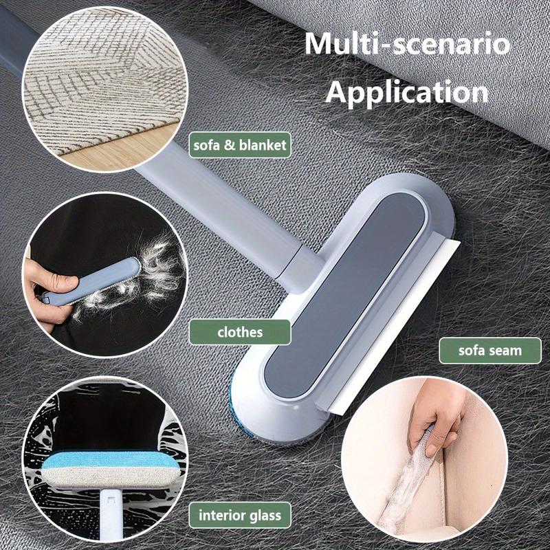 ✨🐾 Reusable Pet Hair Remover Brush – 4-in-1 Lint Cleaner for Dog & Cat Hair 🧹