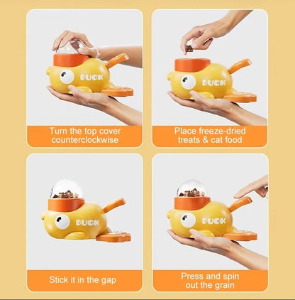 Interactive DUCK Food Dispenser for Pets🐕🐱