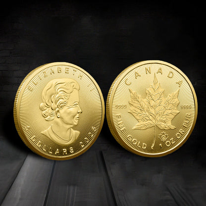 Canada Maple Leaf -1 Troy Ounce .9999 Gold Coin(Random year)