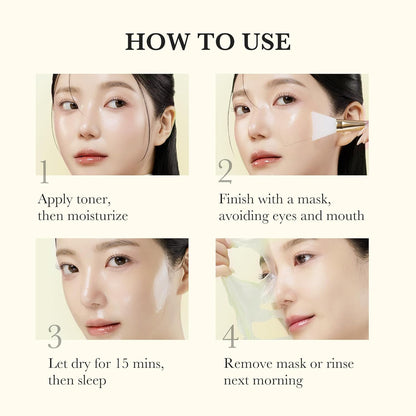 "Bye-Bye Dullness! Kojic Acid Overnight Mask!"