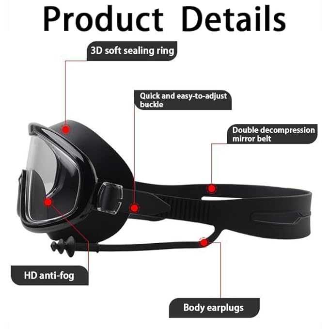 Wide Lens Swimming Goggles🏊‍