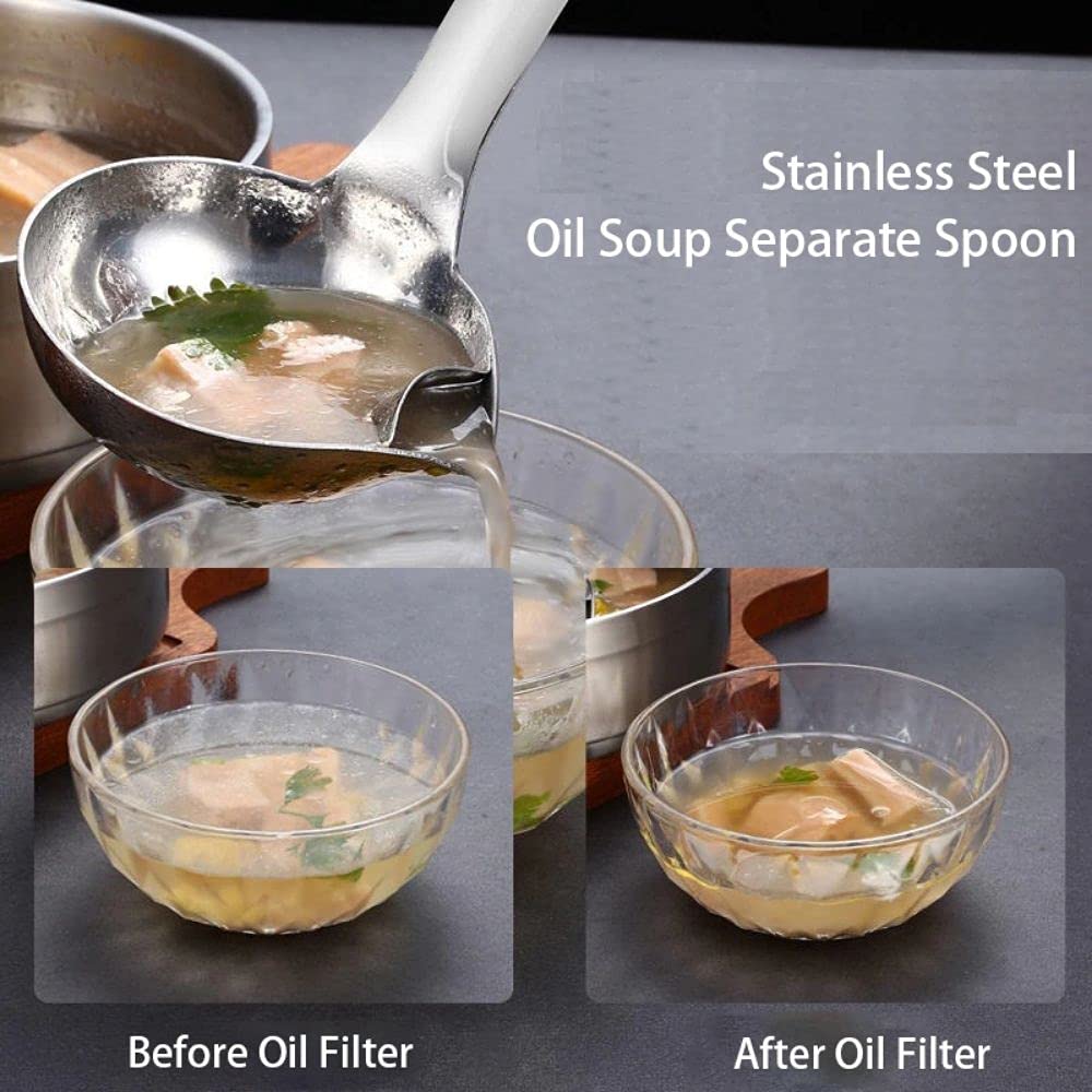 🎁Great Gifts - 49% off🎁🥄Cooking Oil Filter Spoon-Enjoy Clear Soup Without The Grease
