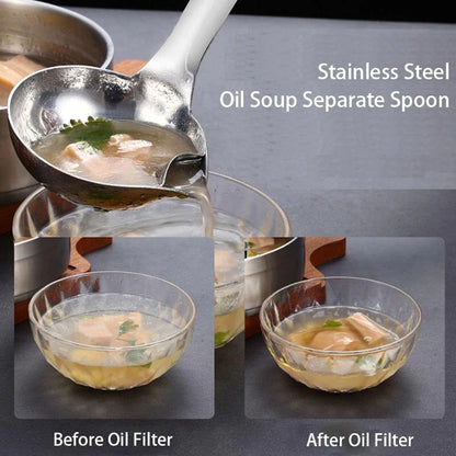 🎁Great Gifts - 49% off🎁🥄Cooking Oil Filter Spoon-Enjoy Clear Soup Without The Grease