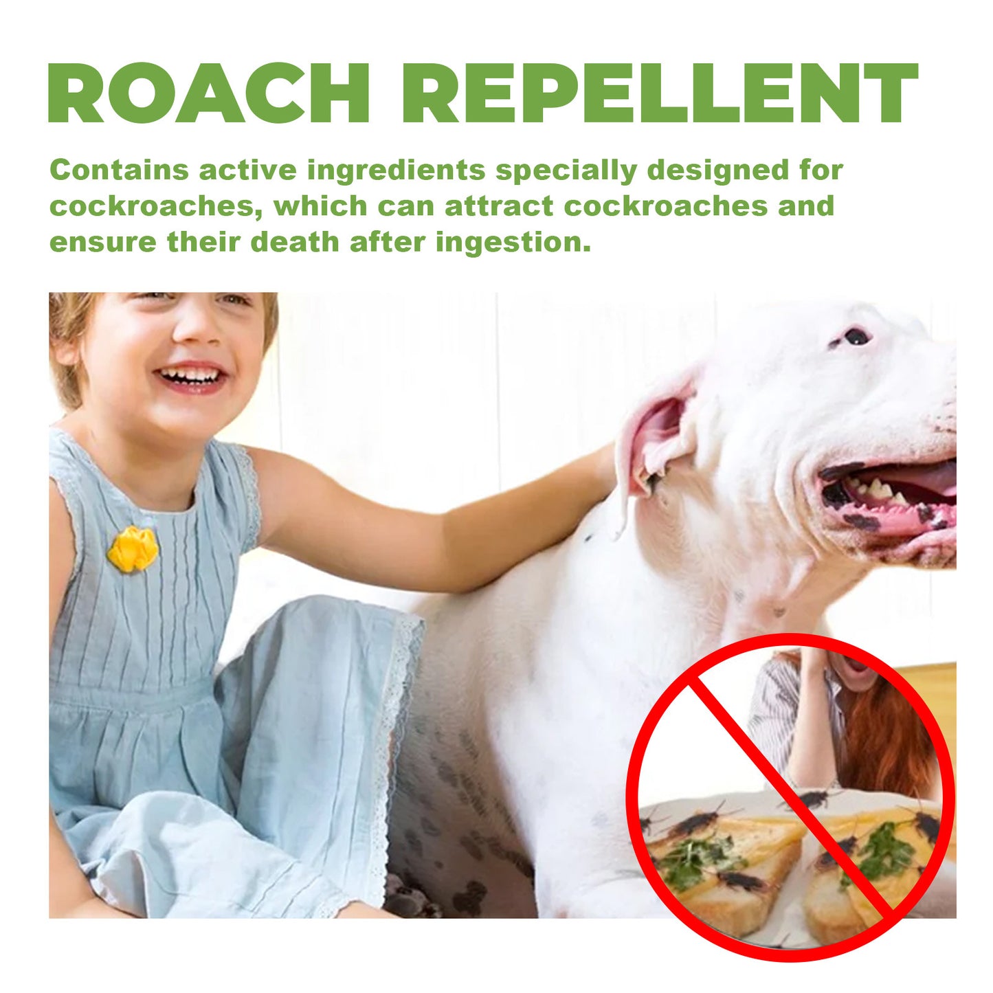 💚🔥Cockroach Killer Powder Gel (Pack of 12PCS)